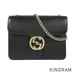 Gucci Interlocking GG Leather Shoulder Bag